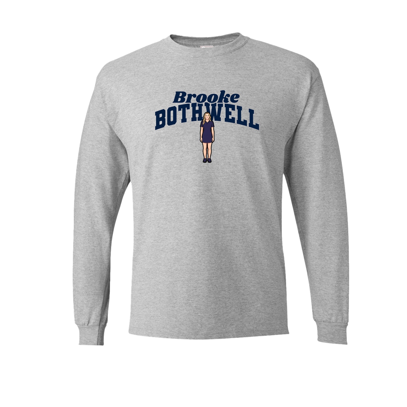Long Sleeve Tee — Signature Arch in Grey