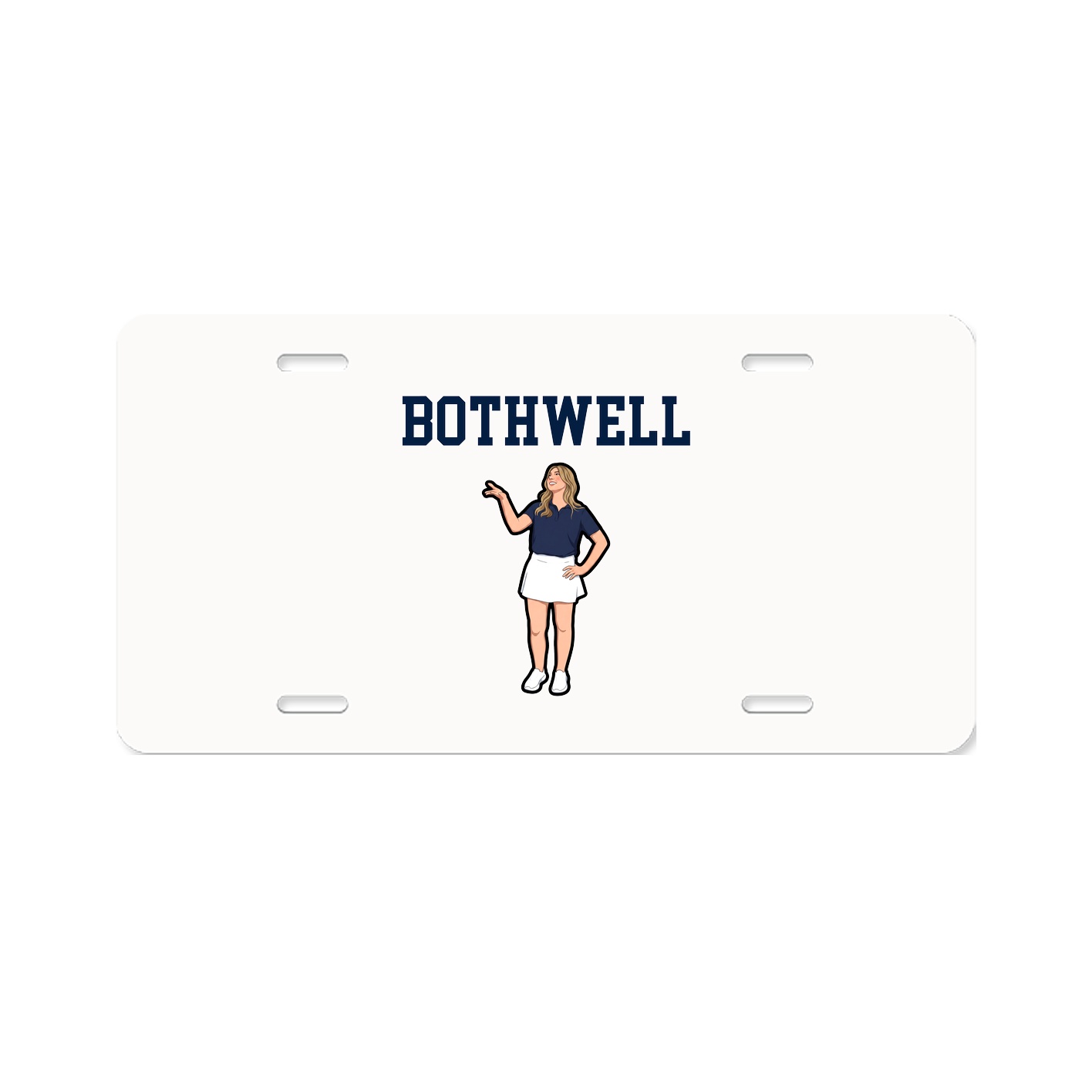 License Plate — Shirsey in Classic