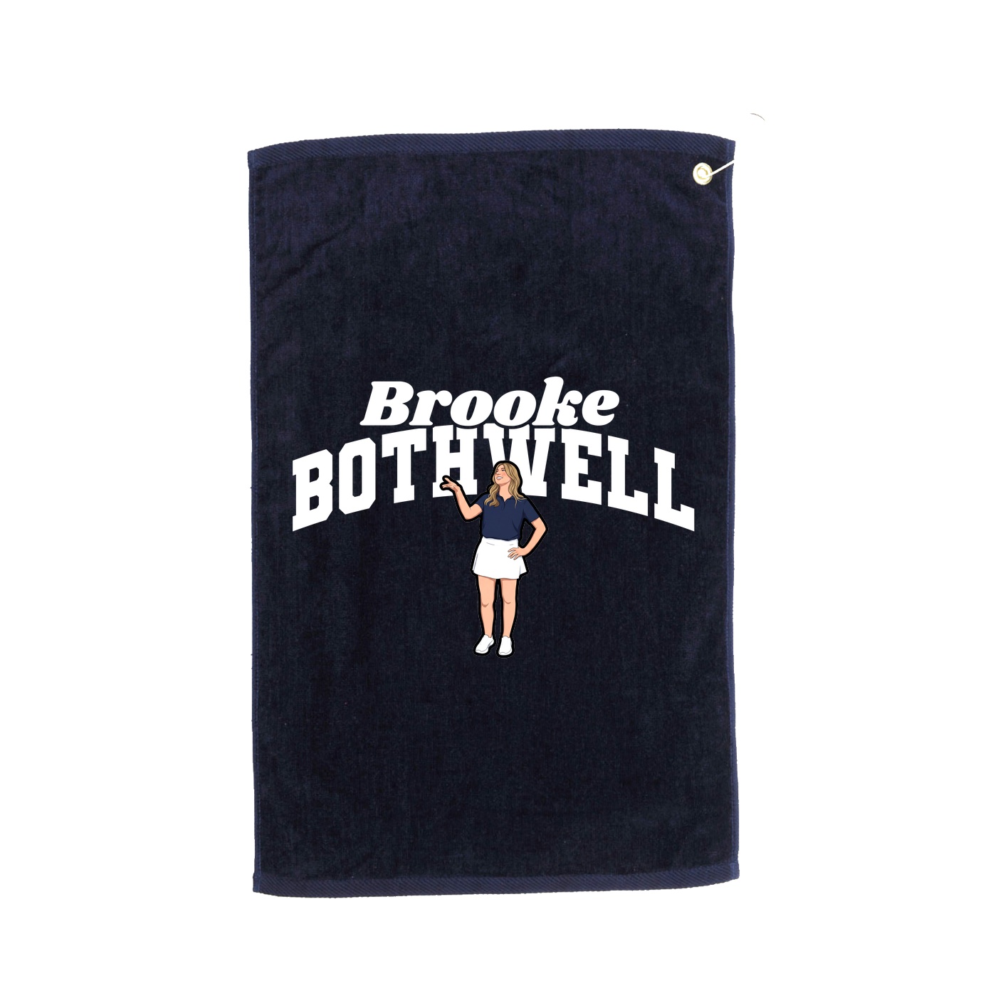 Golf Towel — Signature Arch in Navy