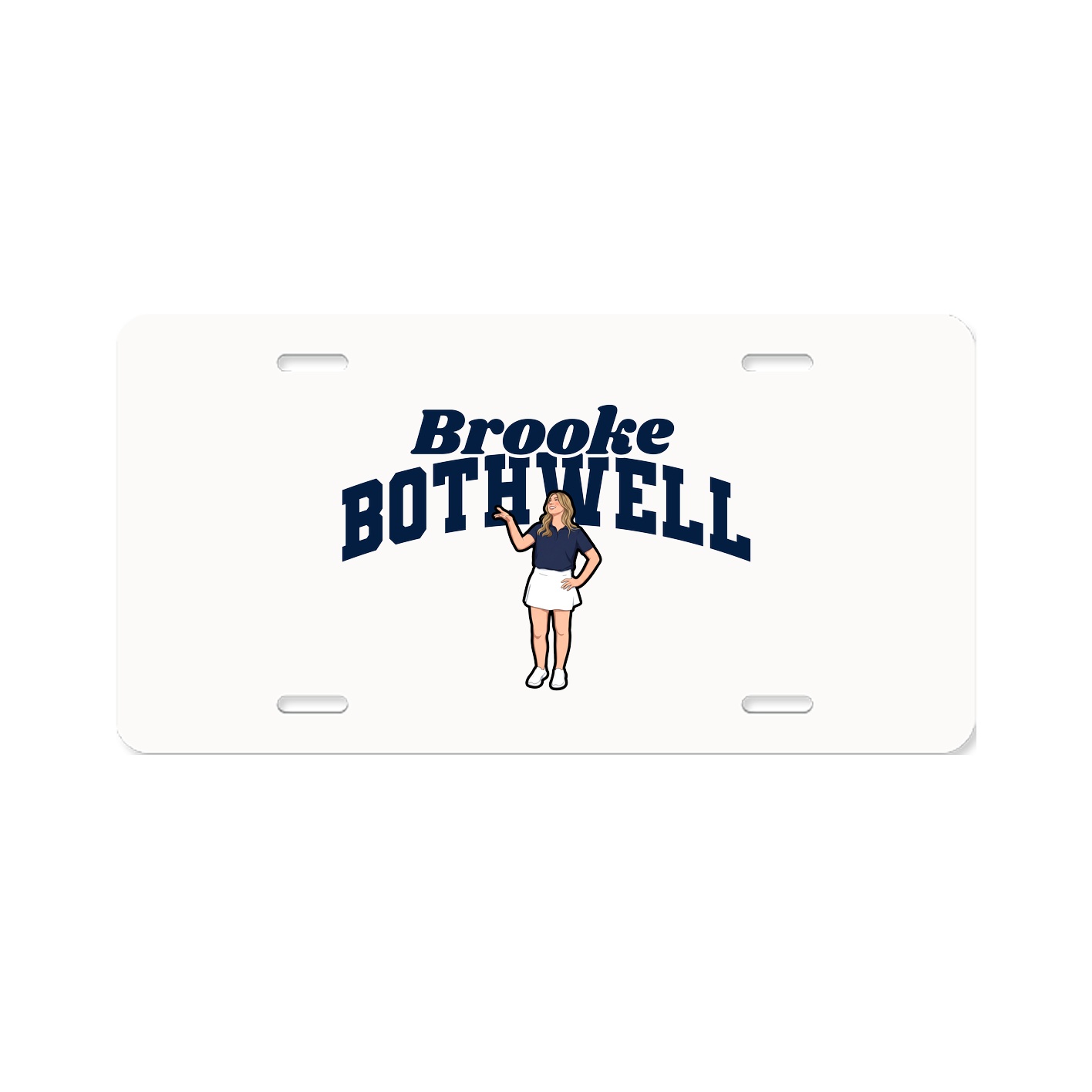 License Plate — Signature Arch in Classic