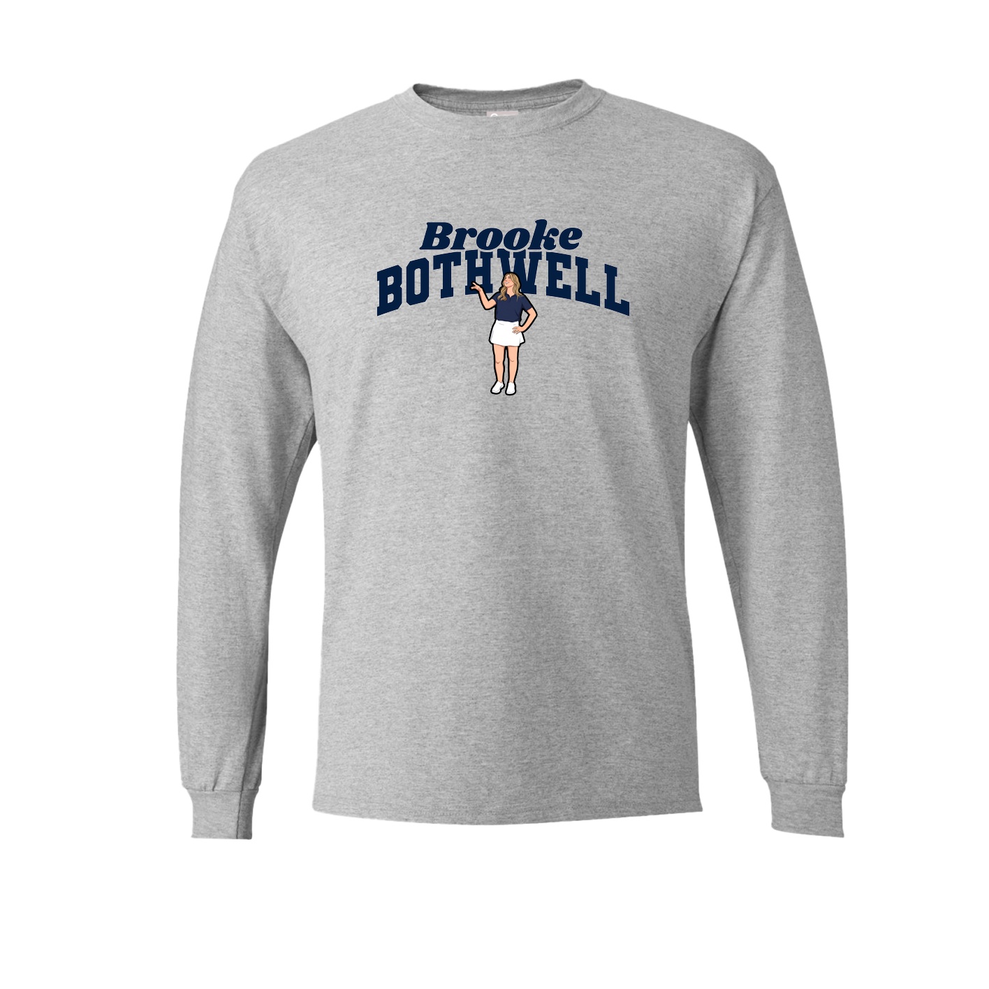 Long Sleeve Tee — Signature Arch in Grey