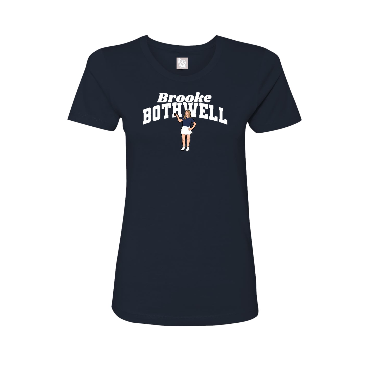Womens Tee — Signature Arch in Navy