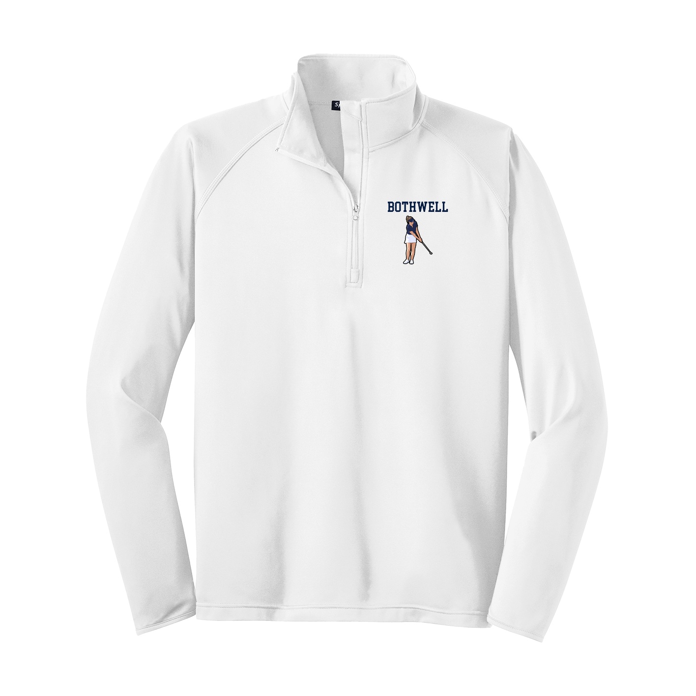 Q-Zip Pullover — Shirsey in White