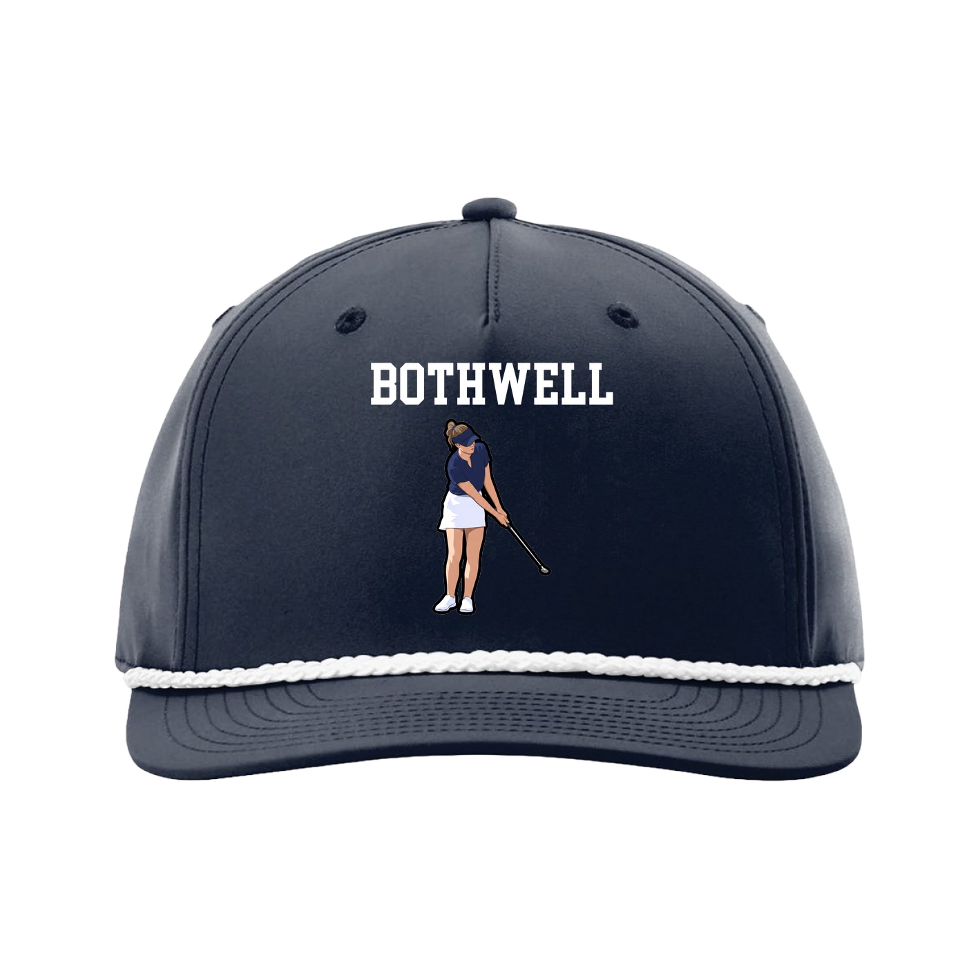 Five-Panel Classic Rope Cap — Shirsey in Navy