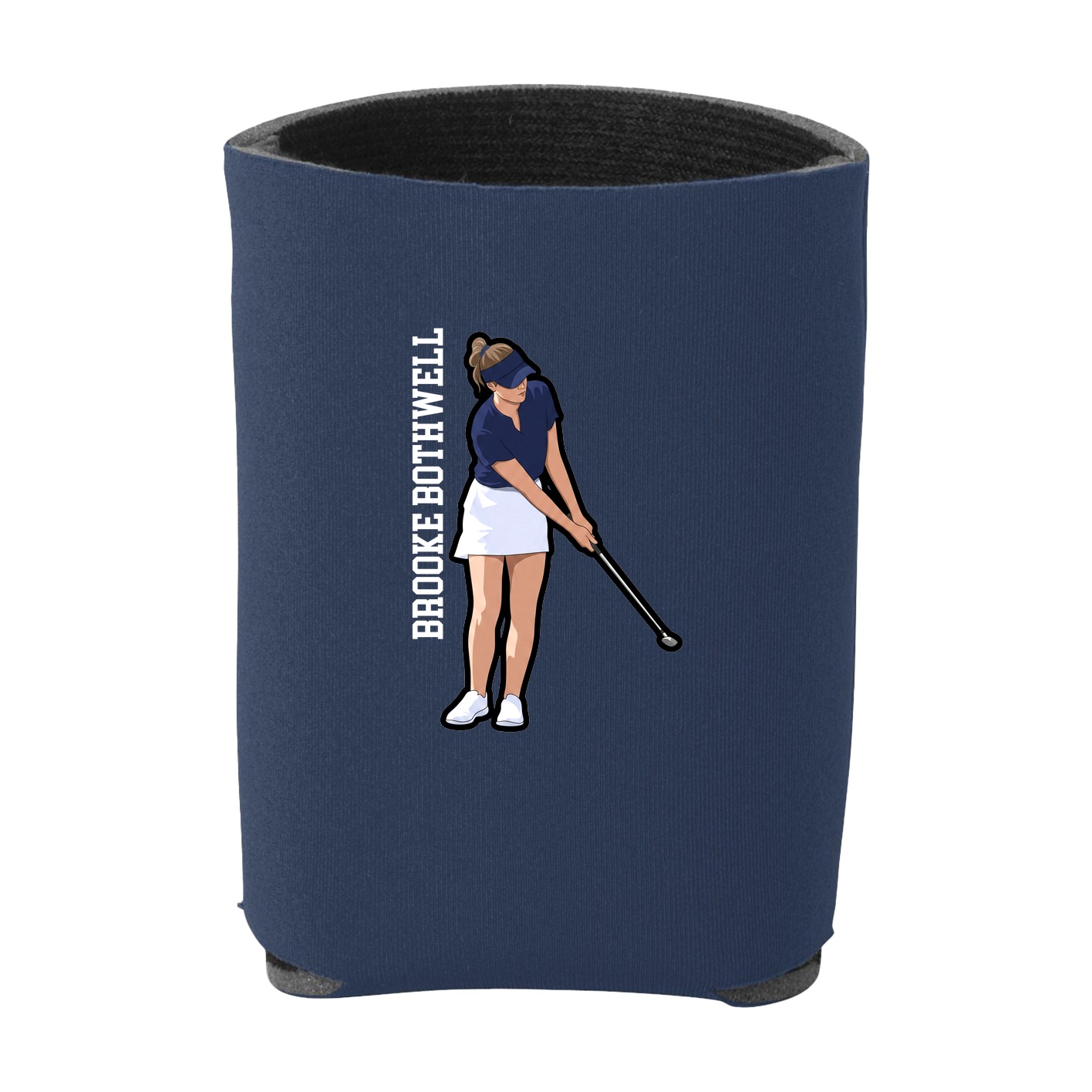 Can Holder — Name Vertical in Navy
