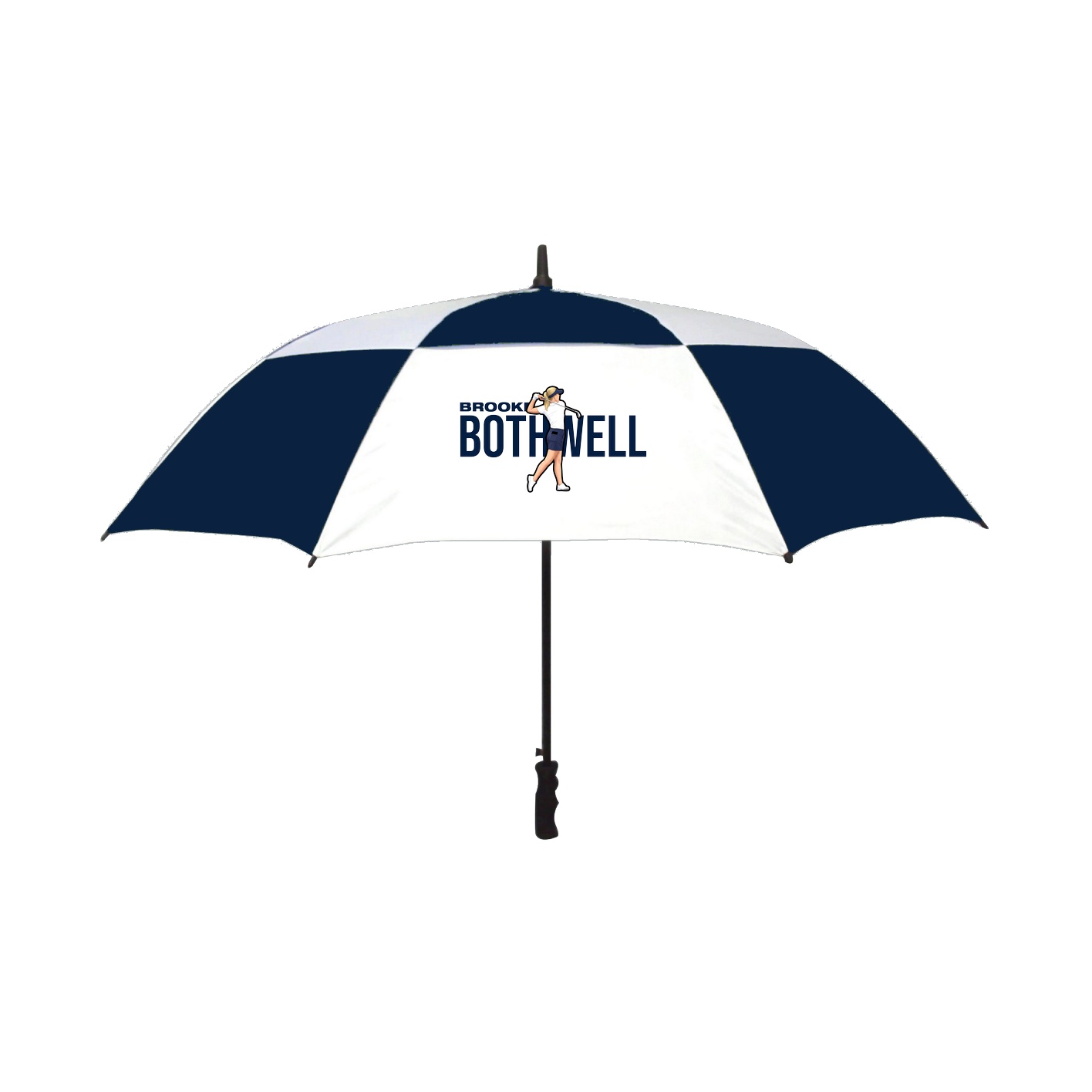 Golf Umbrella — Player Name in Navy
