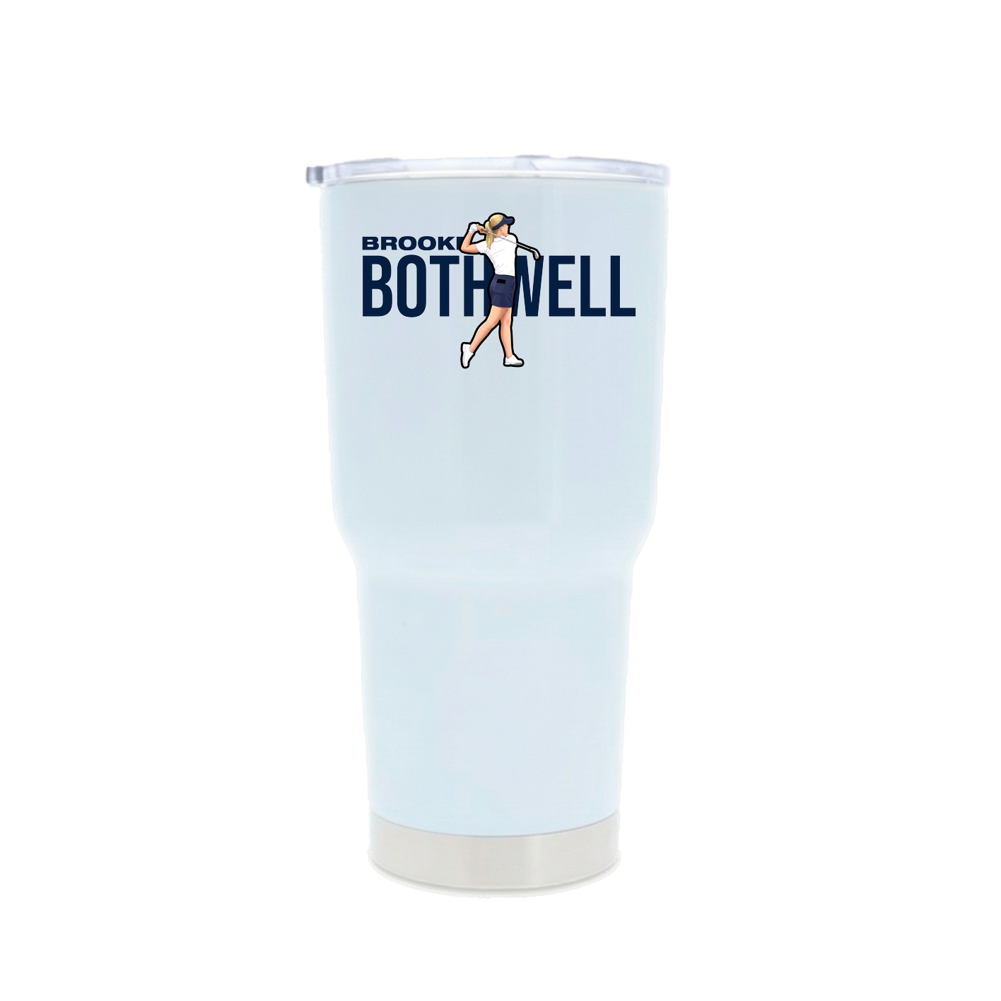 30oz Stainless Steel Tumbler — Player Name in White