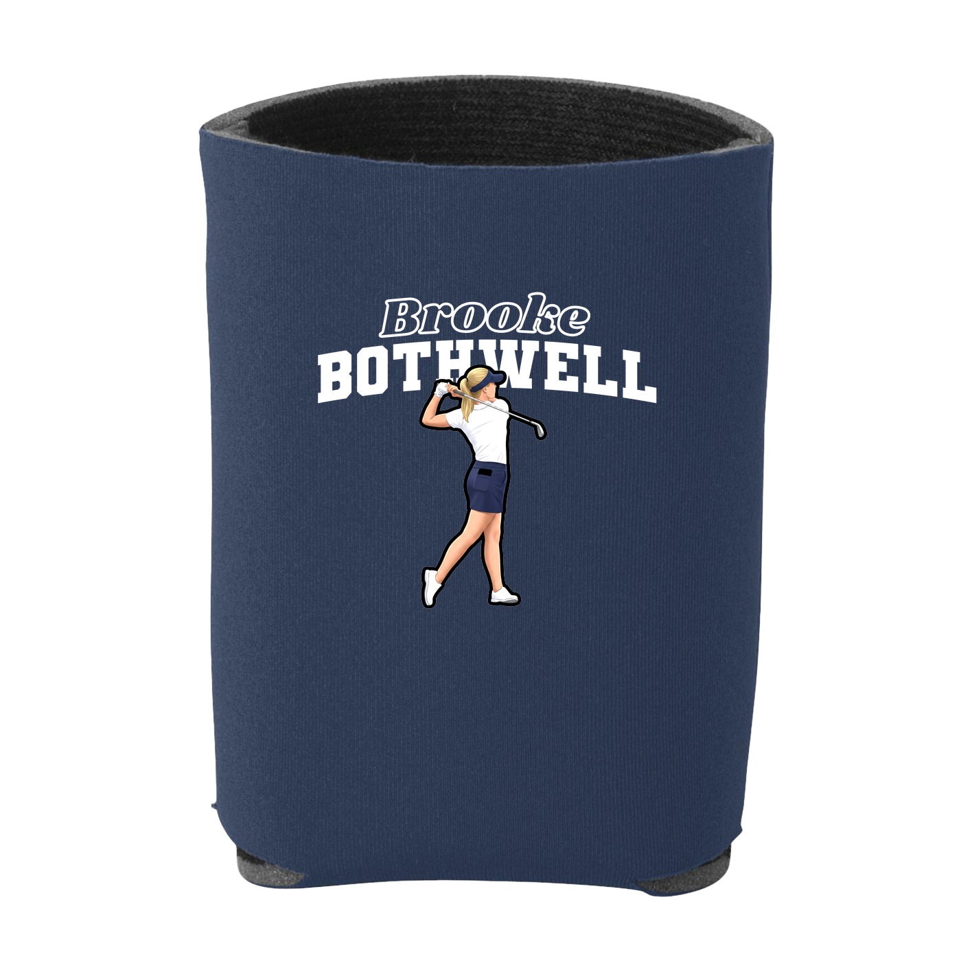 Can Holder — Name Arch in Navy