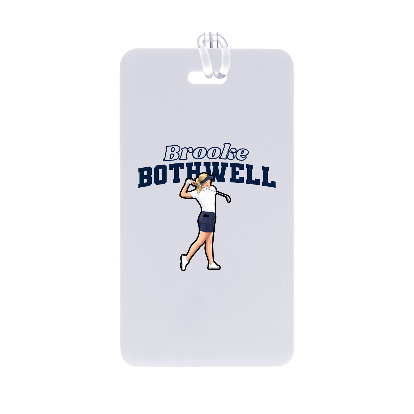Bag Tag — Name Arch in Classic