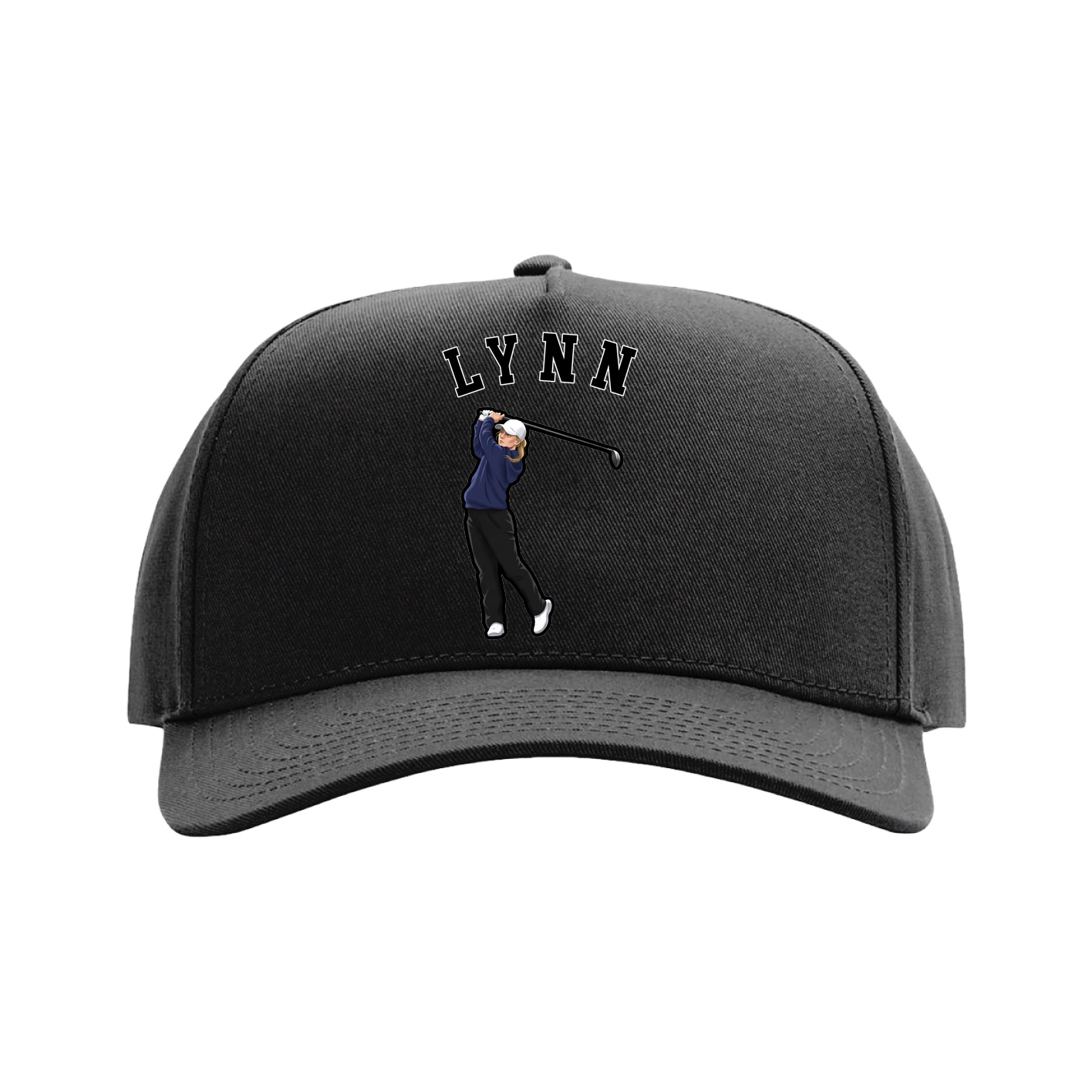 Full Fabric Five-Panel Champ Cap