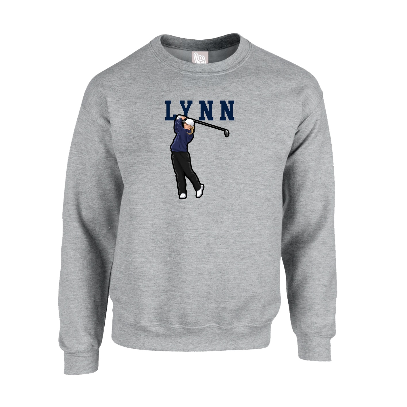 Fleece Crew — Shirsey in Grey