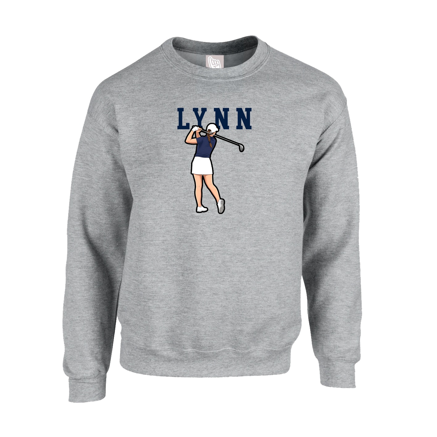Fleece Crew — Shirsey in Grey