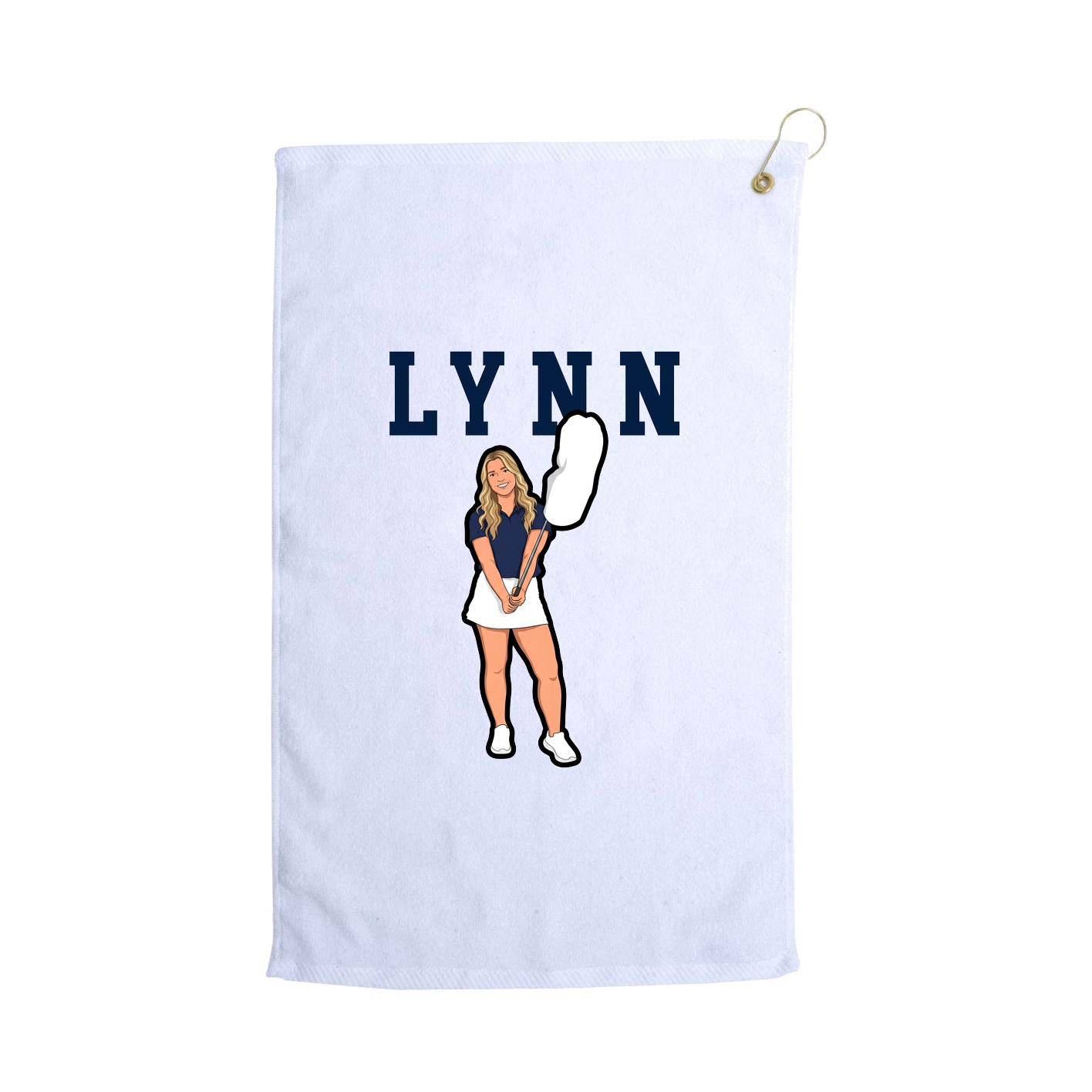 Golf Towel — Shirsey in White