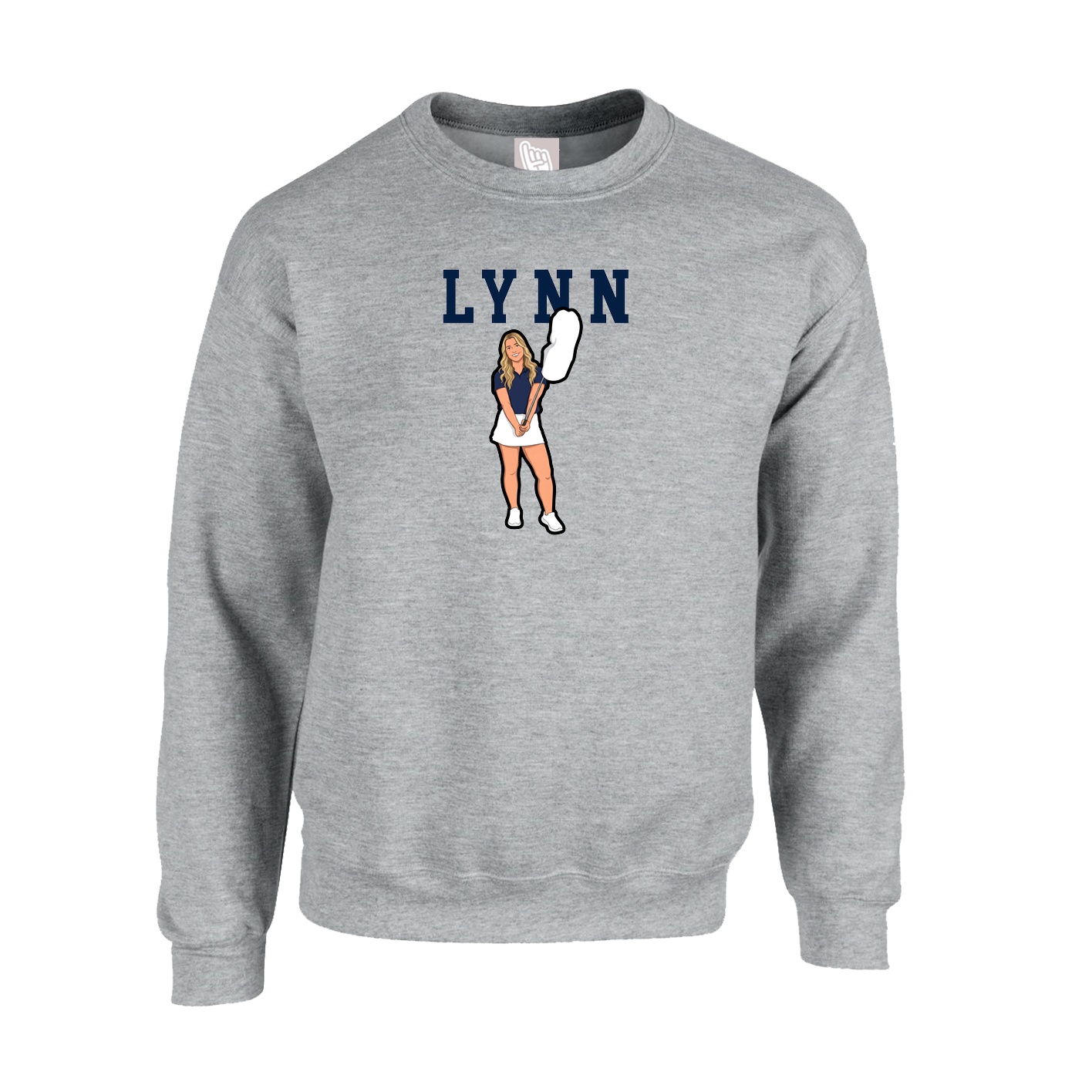 Fleece Crew — Shirsey in Grey