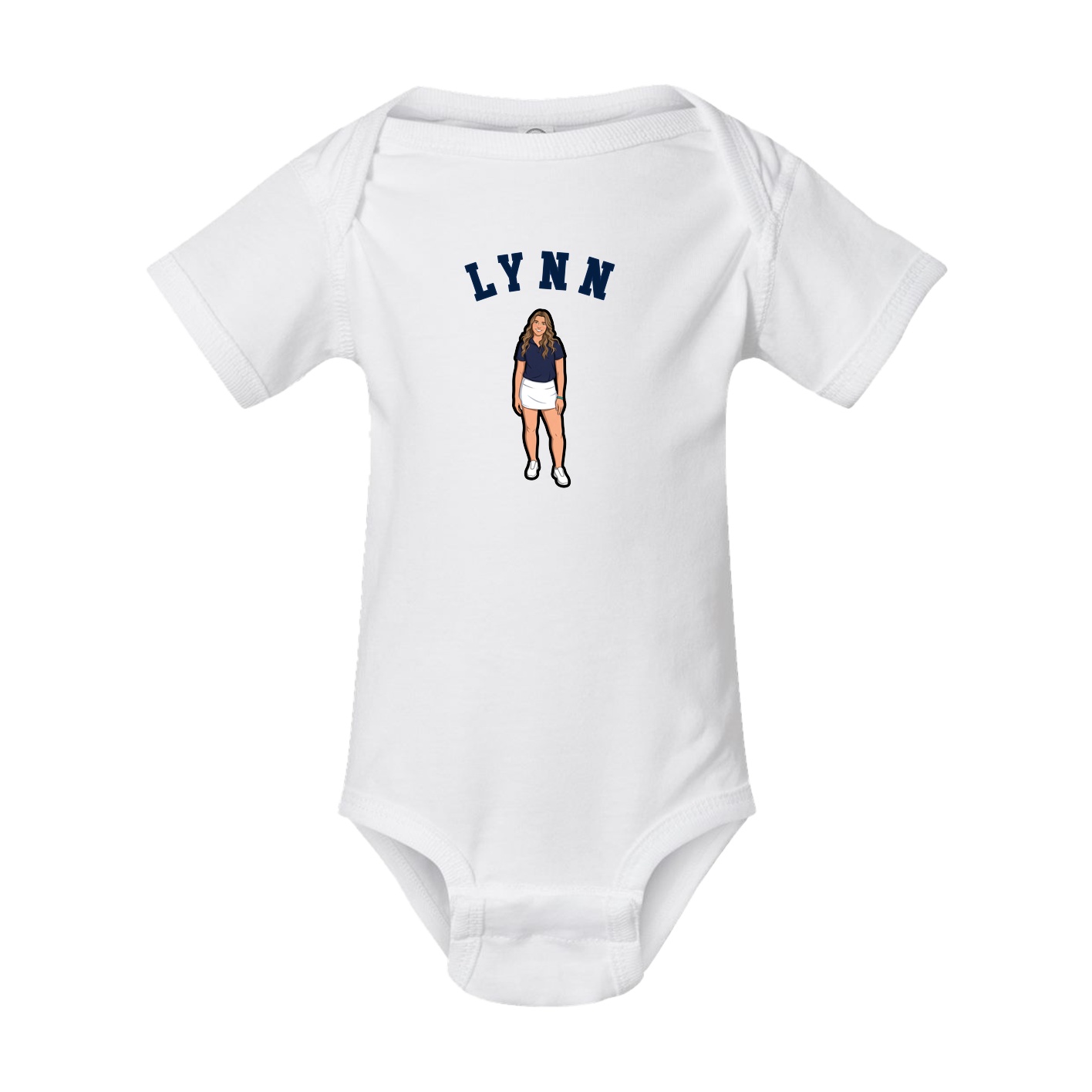 Baby Onesie — Shirsey Arch in White