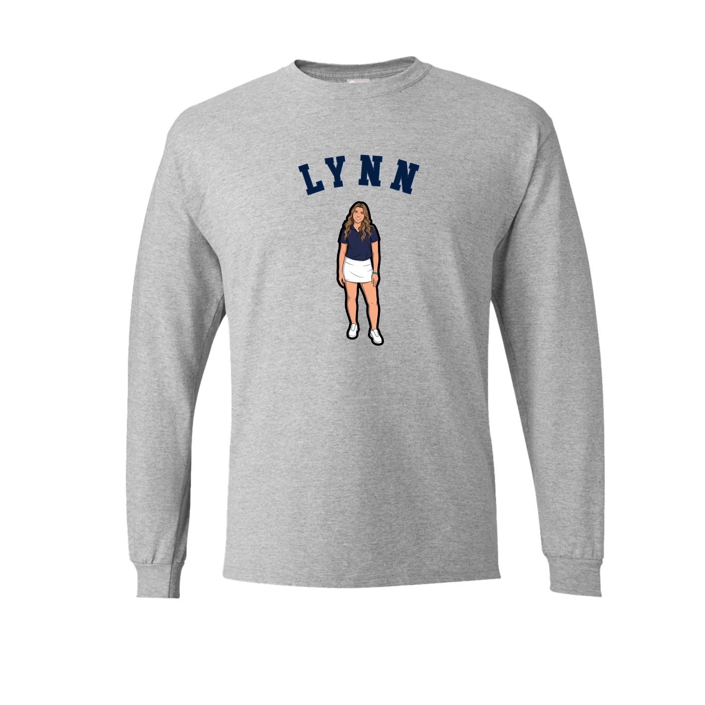 Long Sleeve Tee — Shirsey Arch in Grey