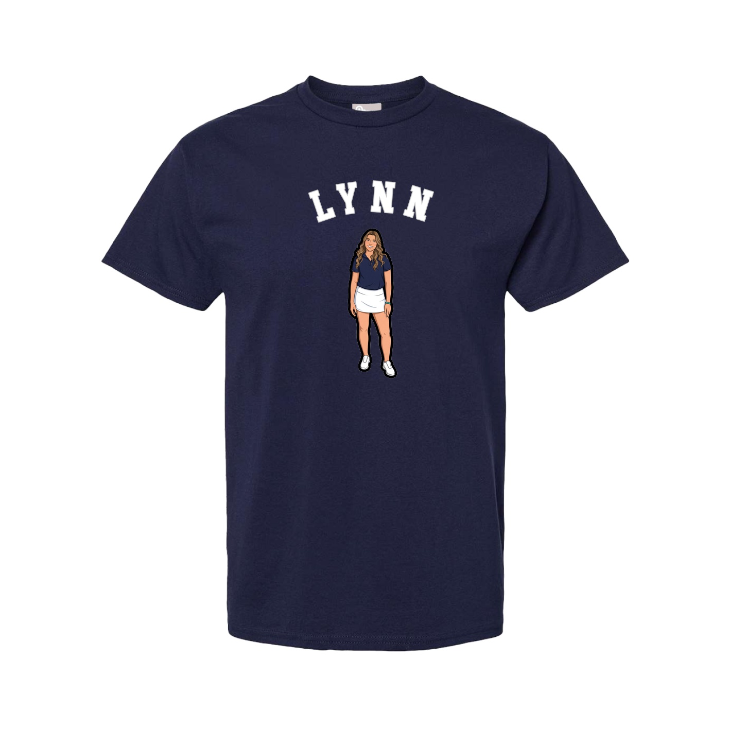 Youth Tee — Shirsey Arch in Navy