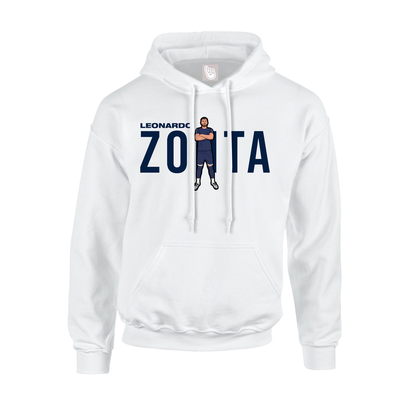 Hoodie — Player Name in White