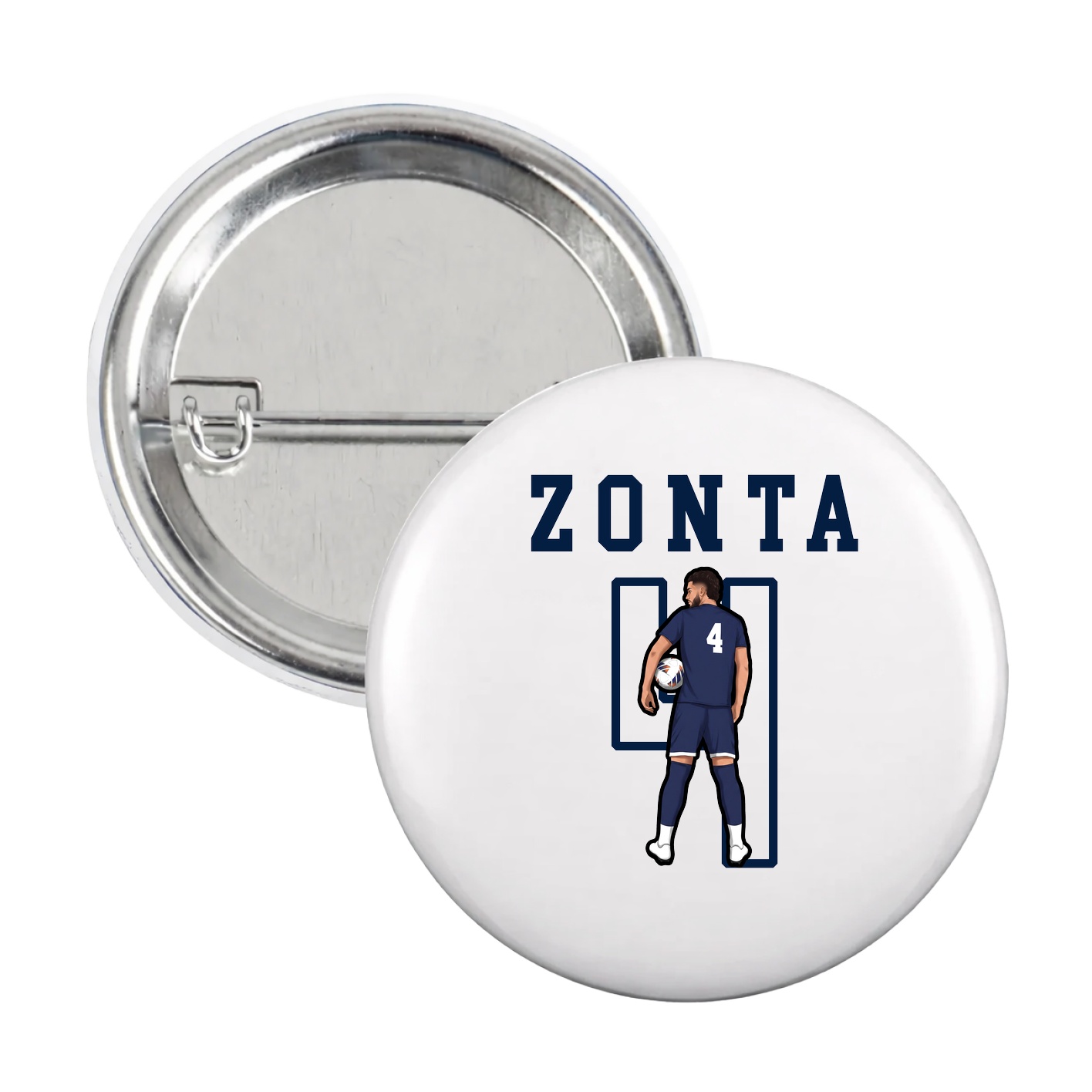Game Day Button — Shirsey in White