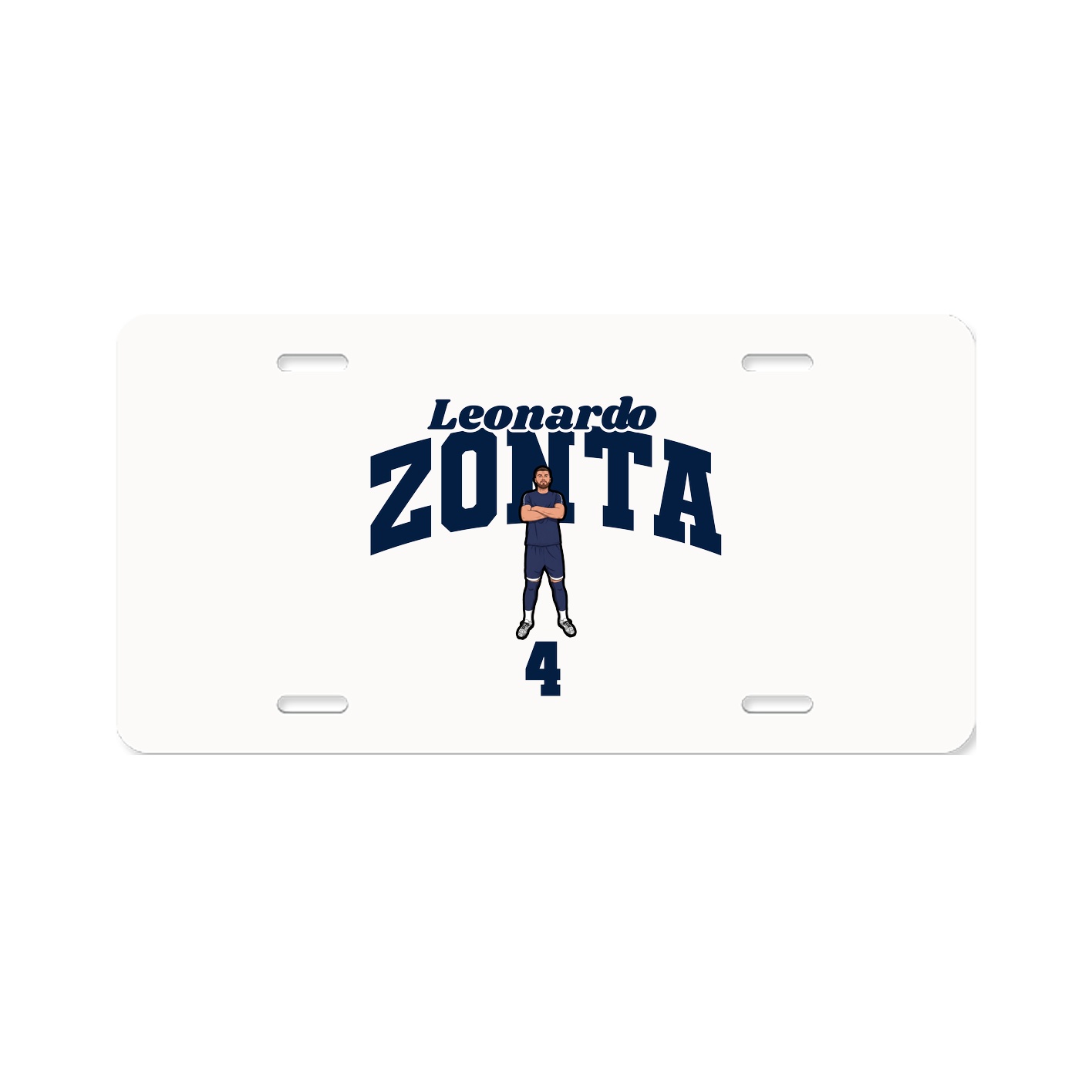 License Plate — Signature Arch in Classic