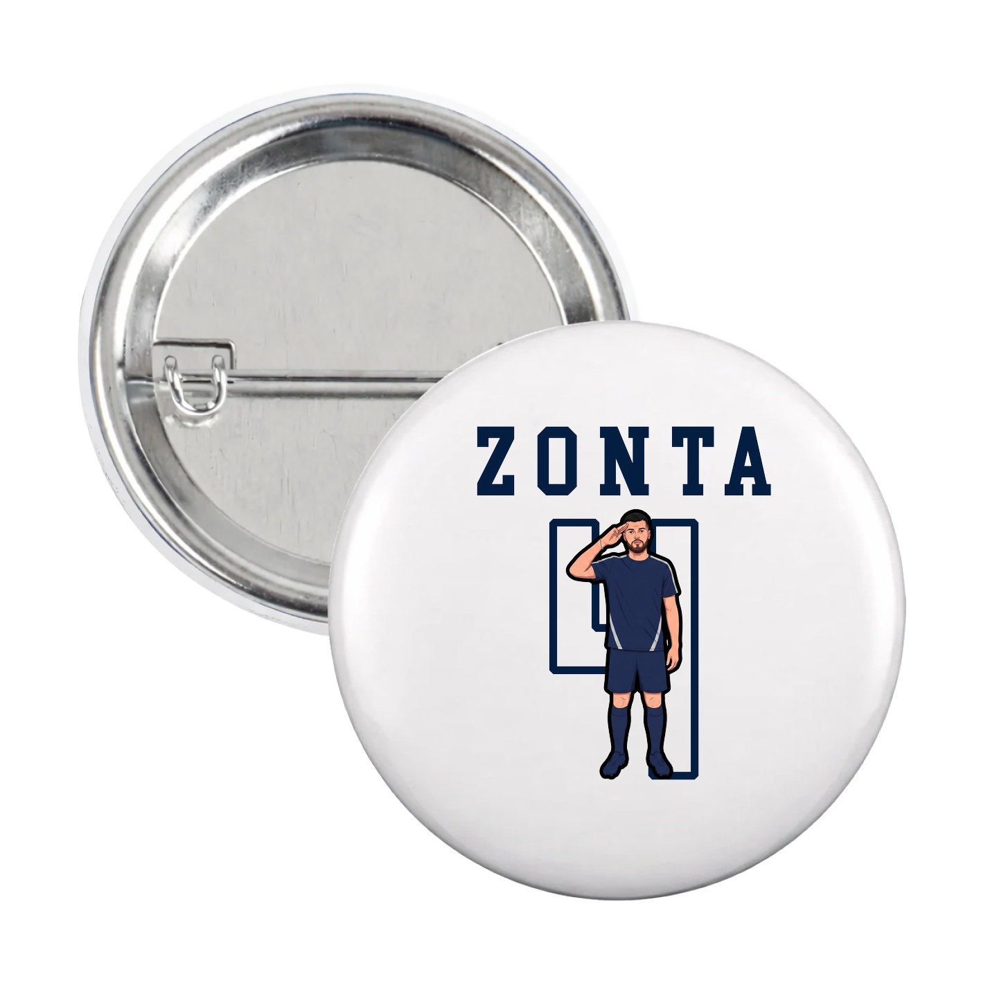 Game Day Button — Shirsey in White