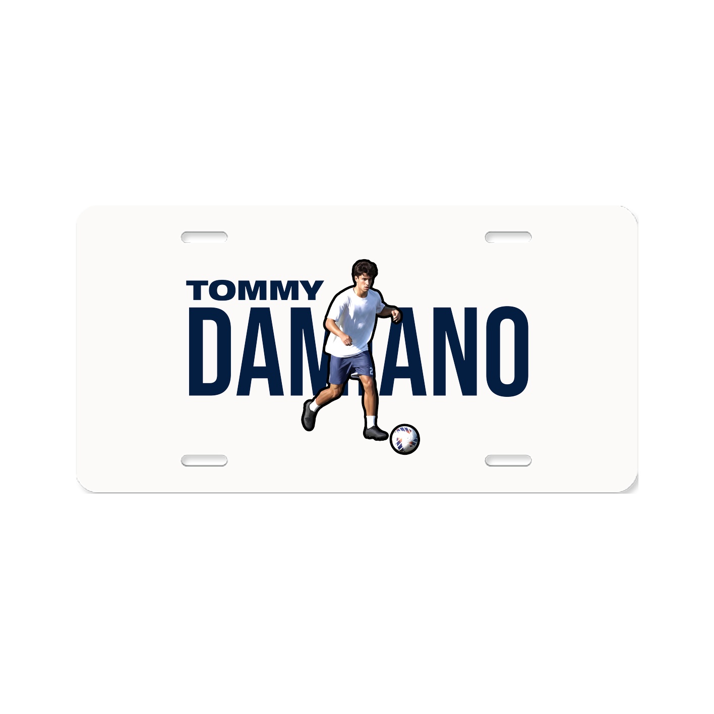 License Plate — Player Name in Classic