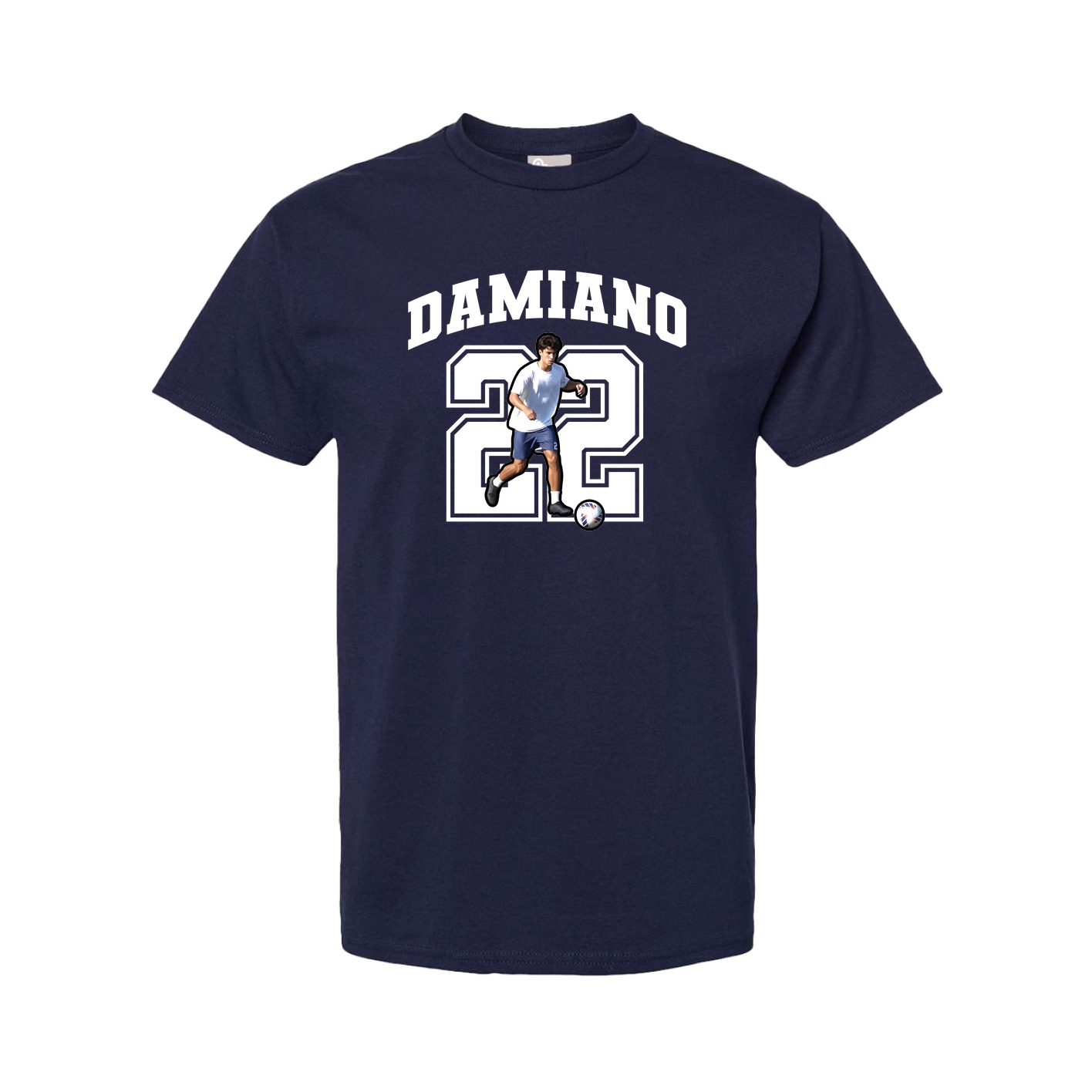 Tee — Number in Navy