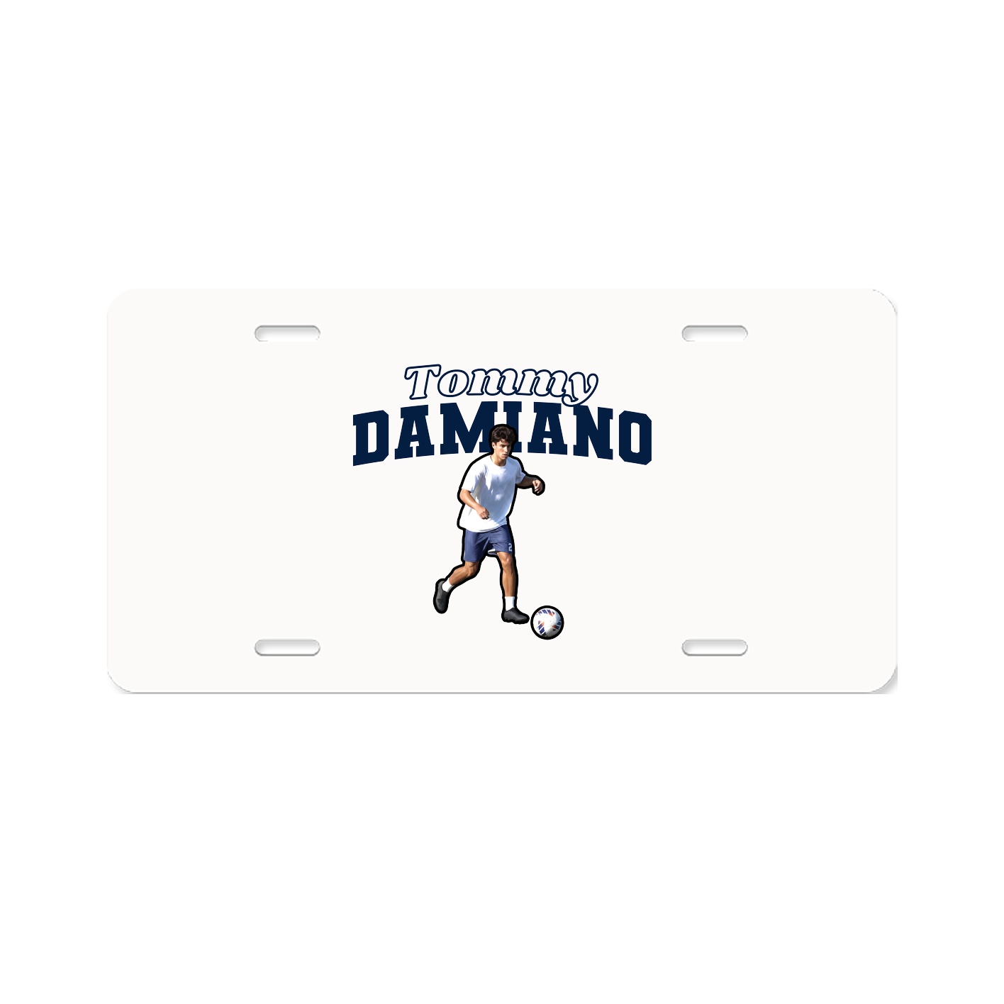 License Plate — Name Arch in Classic