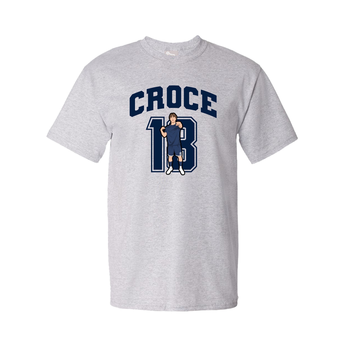Youth Tee — Number in Grey