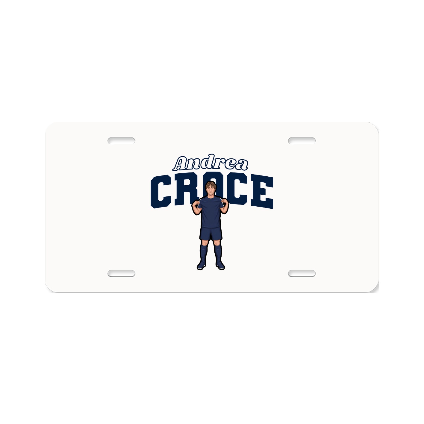 License Plate — Name Arch in Classic