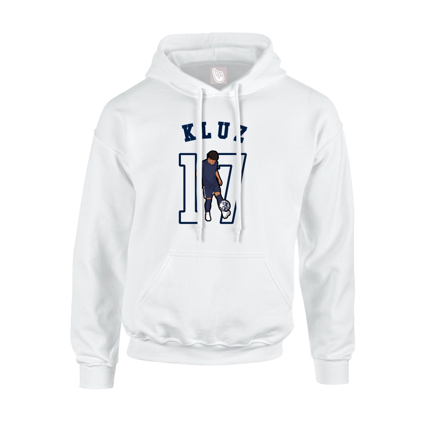 Youth Hoodie — Shirsey Arch in White