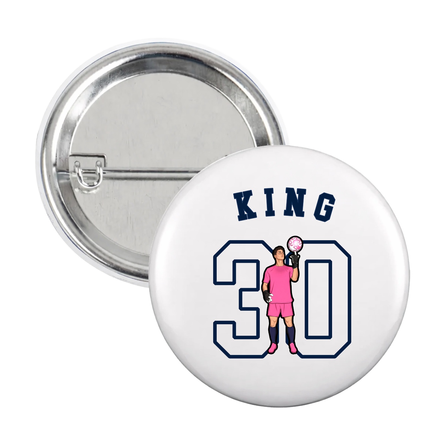 Game Day Button — Shirsey Arch in White