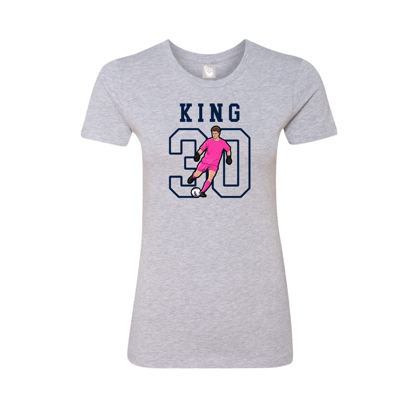 Fitted Women's Tee — Shirsey in Grey