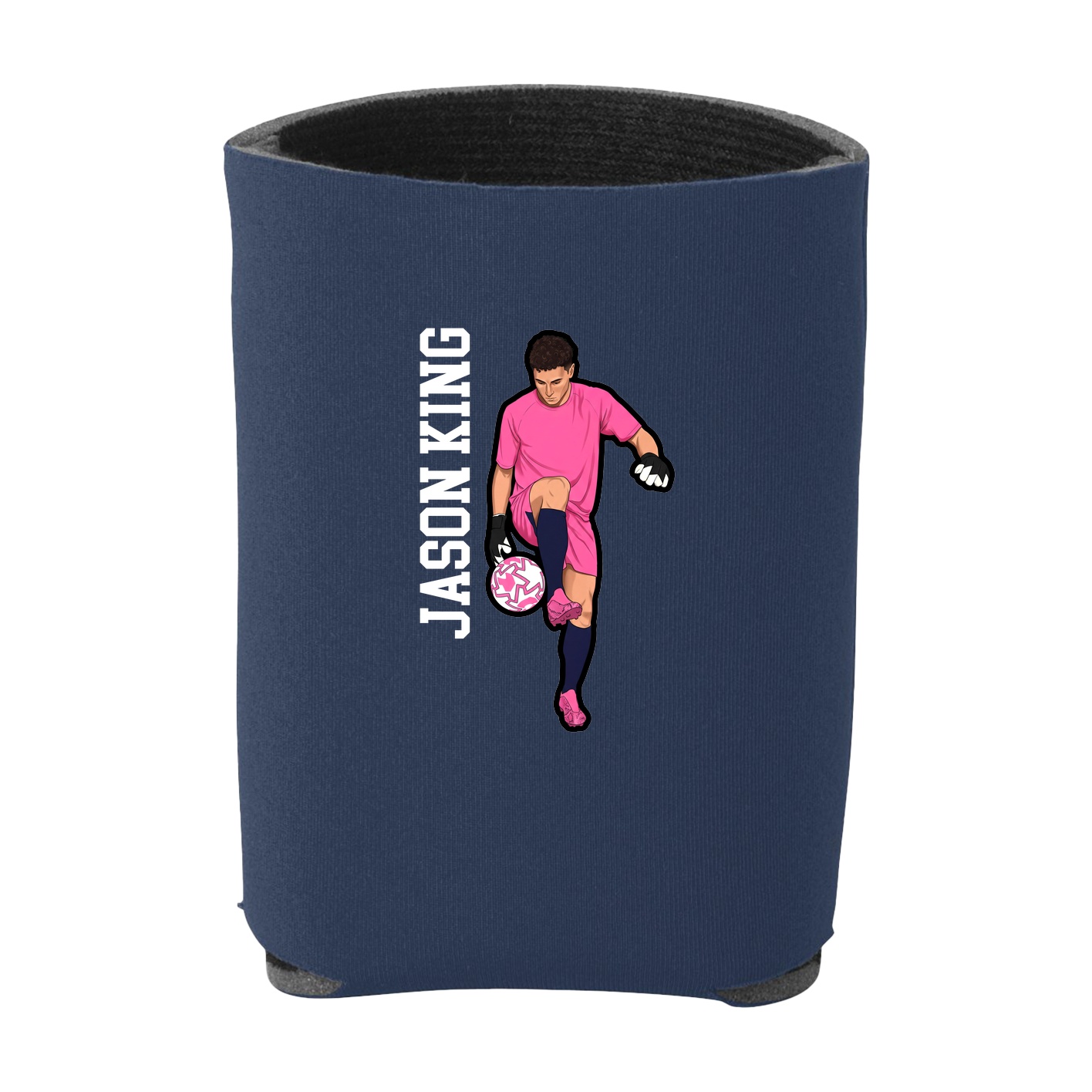 Can Holder — Name Vertical in Navy