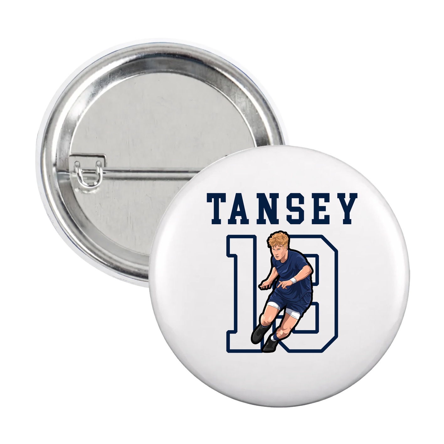 Game Day Button — Shirsey in White