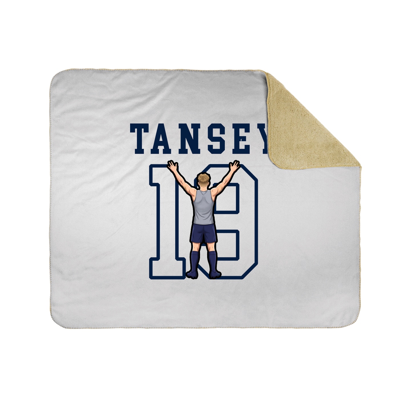 Throw Blanket — Shirsey in White