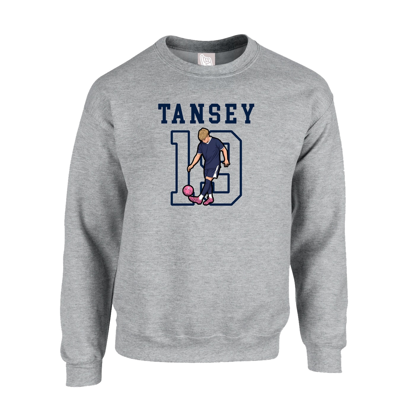 Fleece Crew — Shirsey in Grey