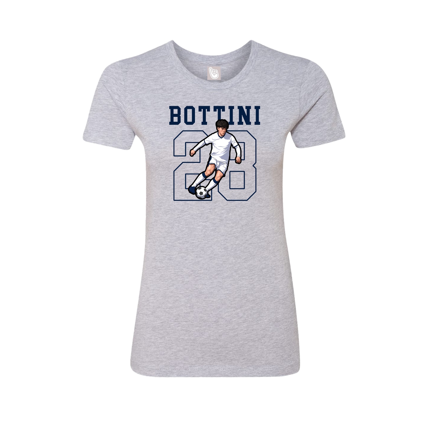 Fitted Women's Tee — Shirsey in Grey