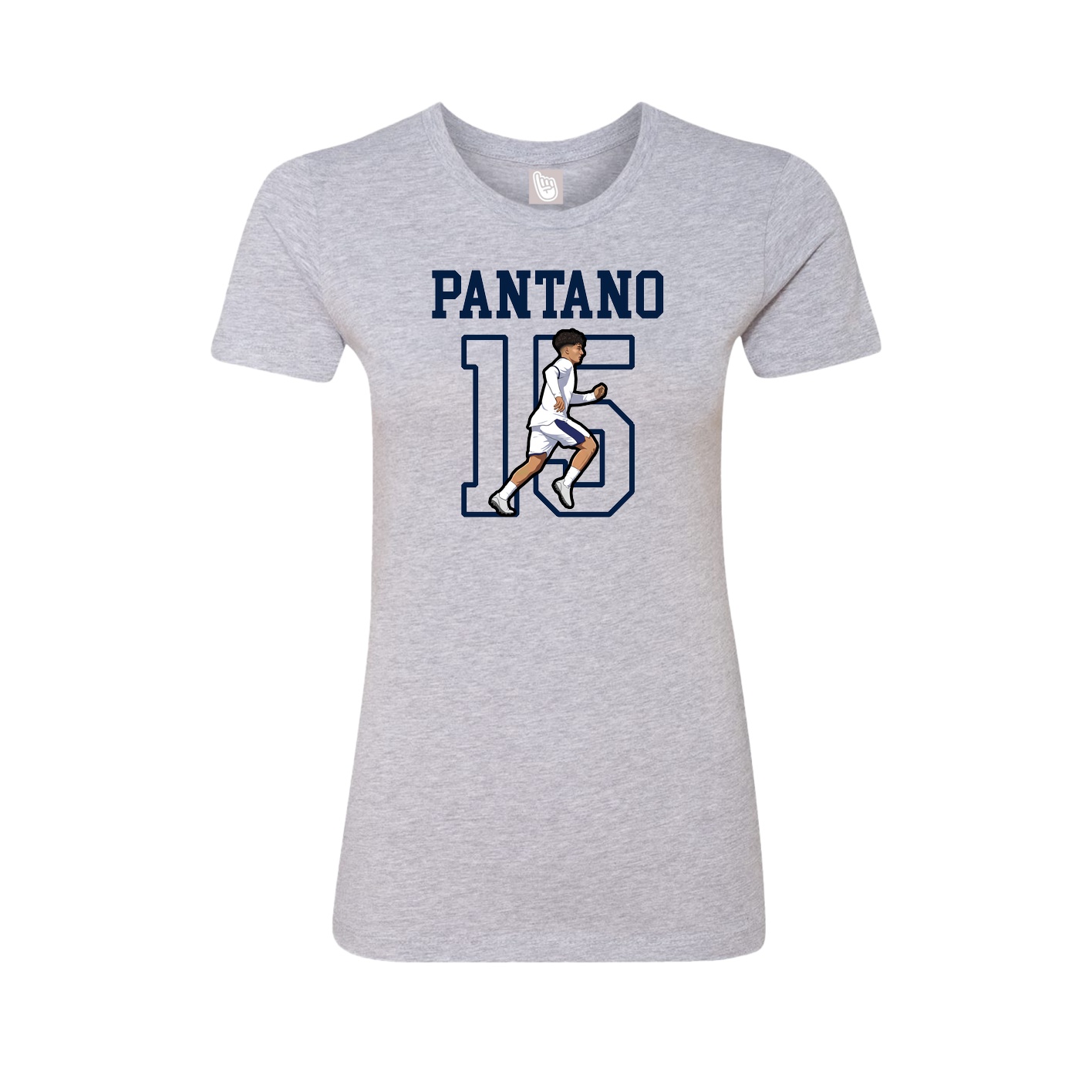 Fitted Women's Tee — Shirsey in Grey