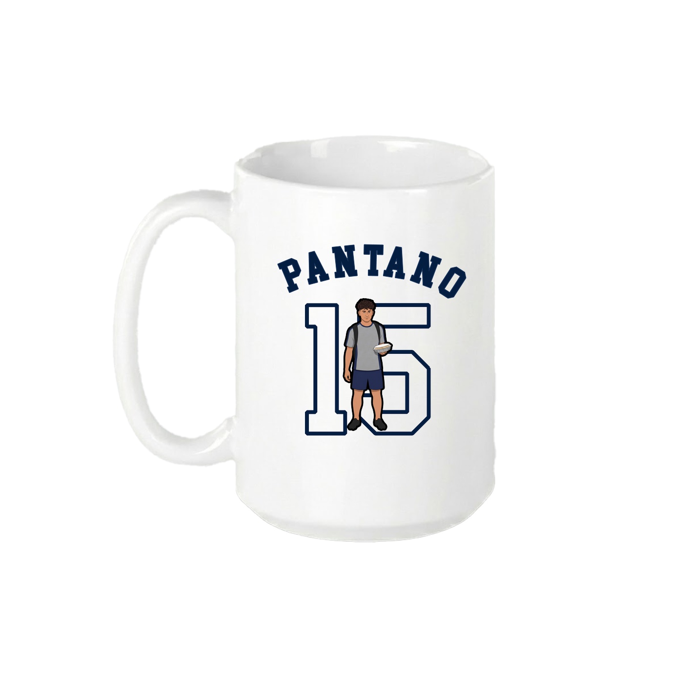 15oz Coffee Mug — Shirsey Arch in White