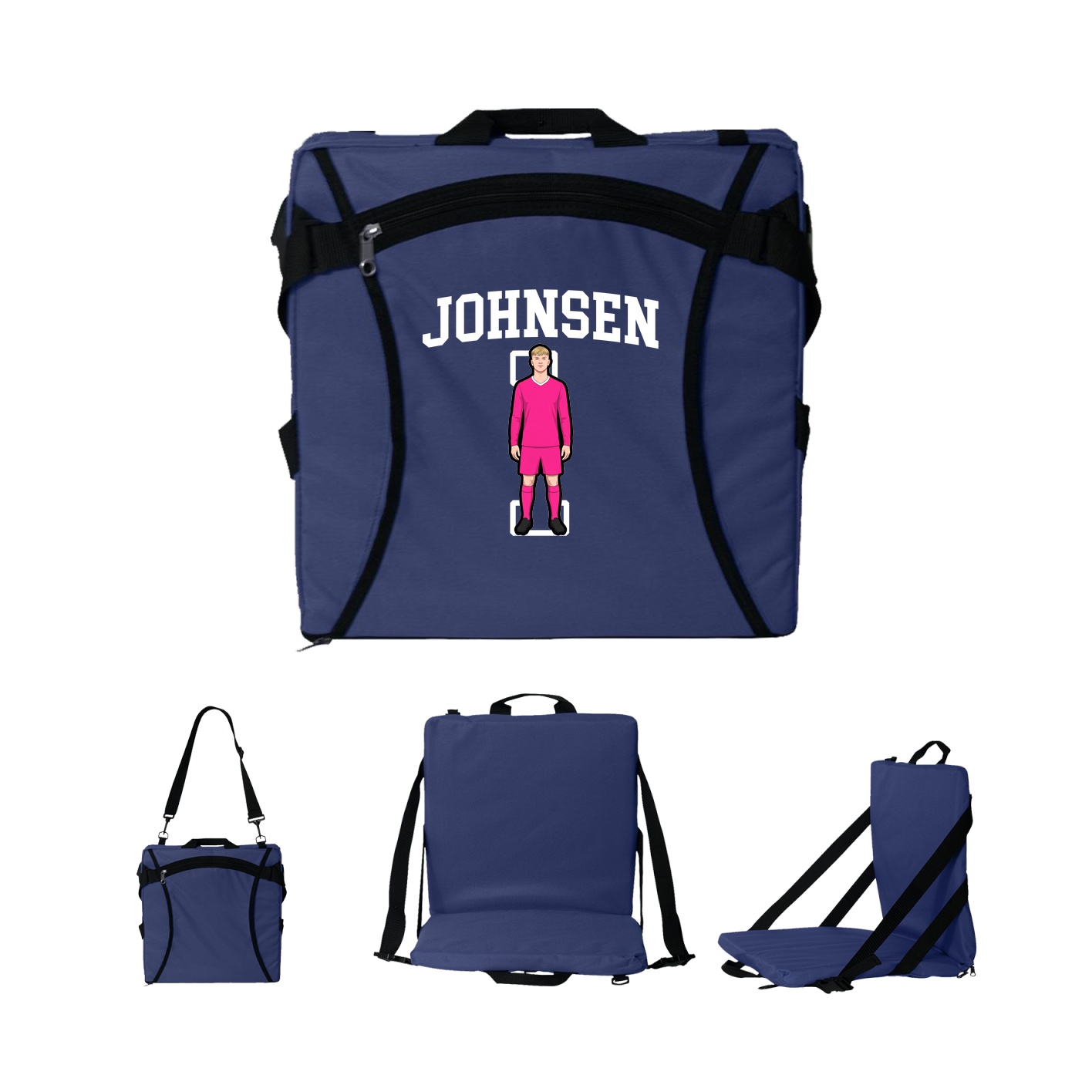 Folding Stadium Seat — Shirsey in Navy