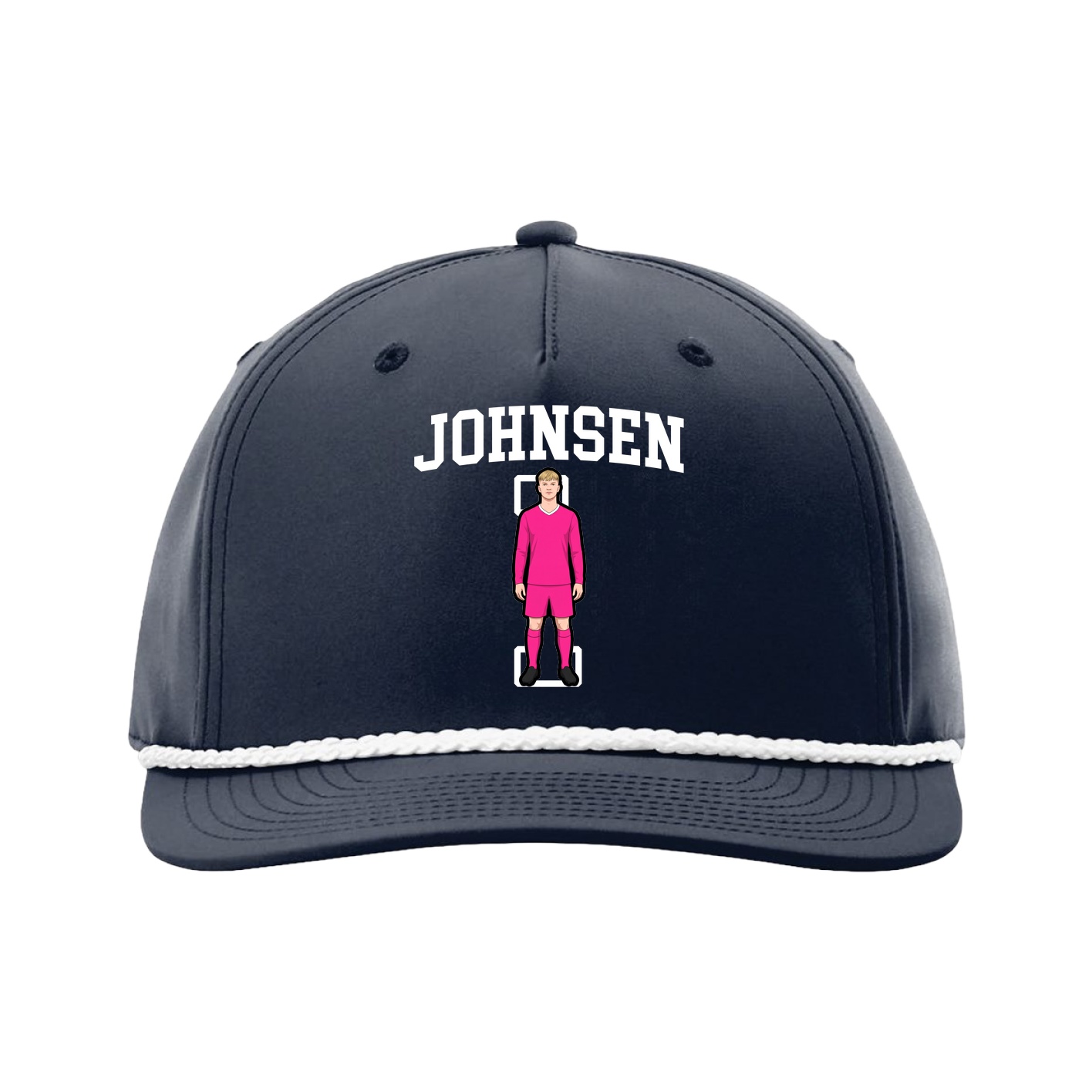 Five-Panel Classic Rope Cap — Shirsey in Navy