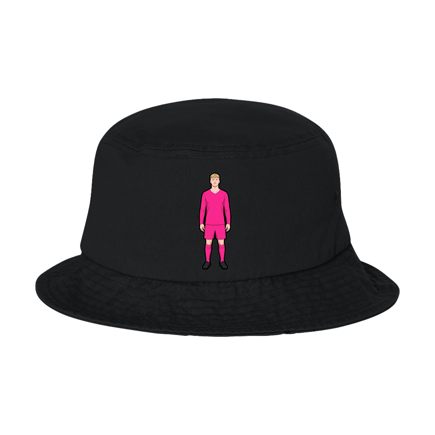 Bucket Cap — Name Vertical in Black
