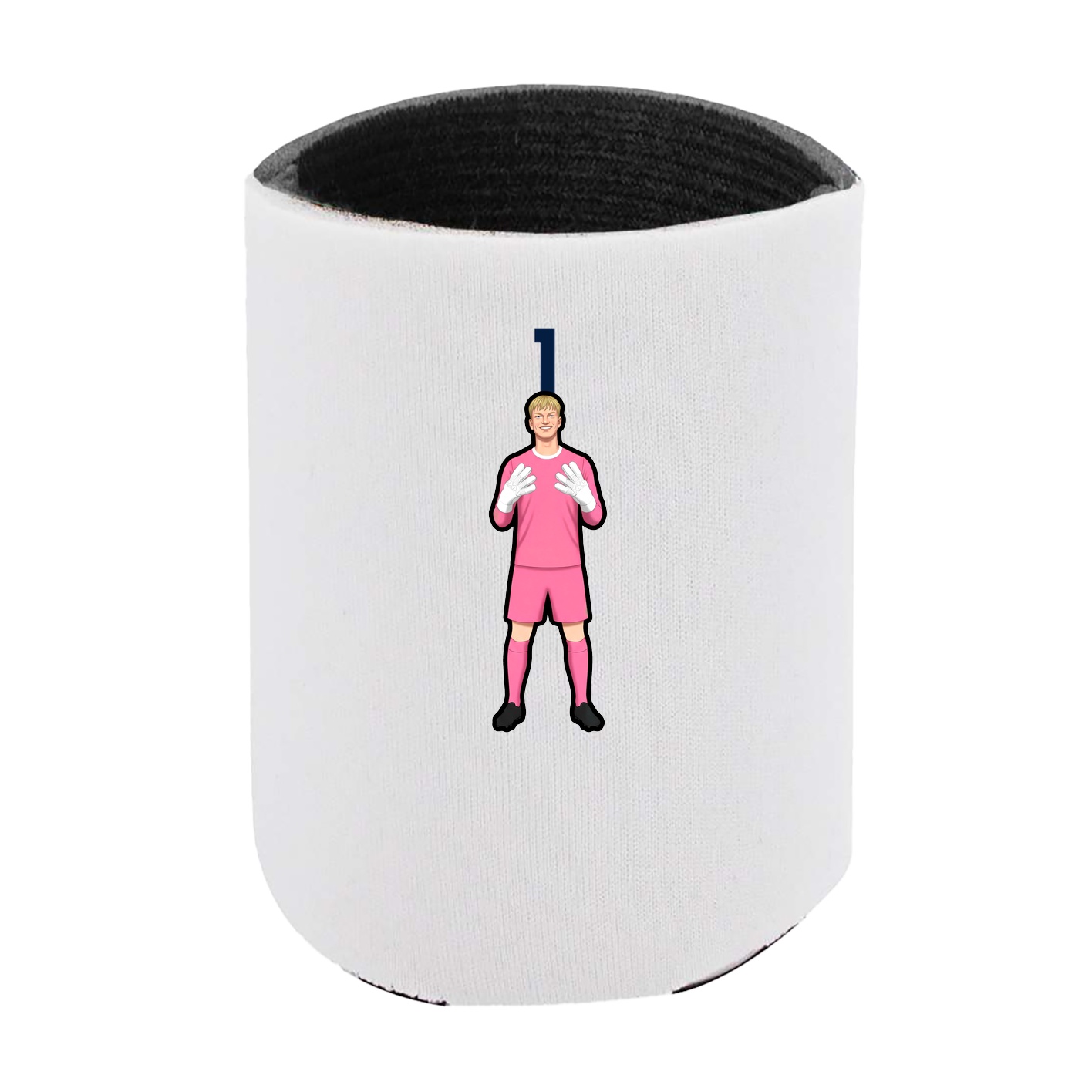 Can Holder — Number Top in White