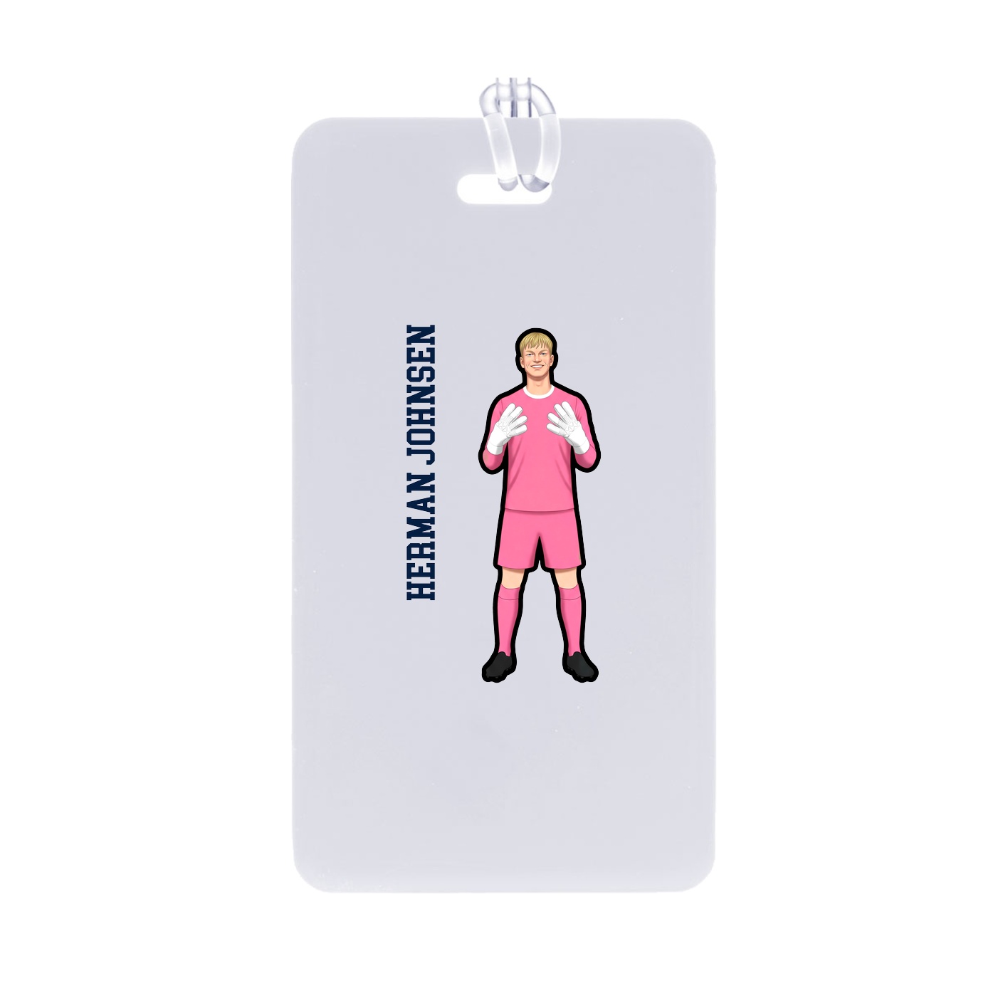 Bag Tag — Name Vertical in Classic