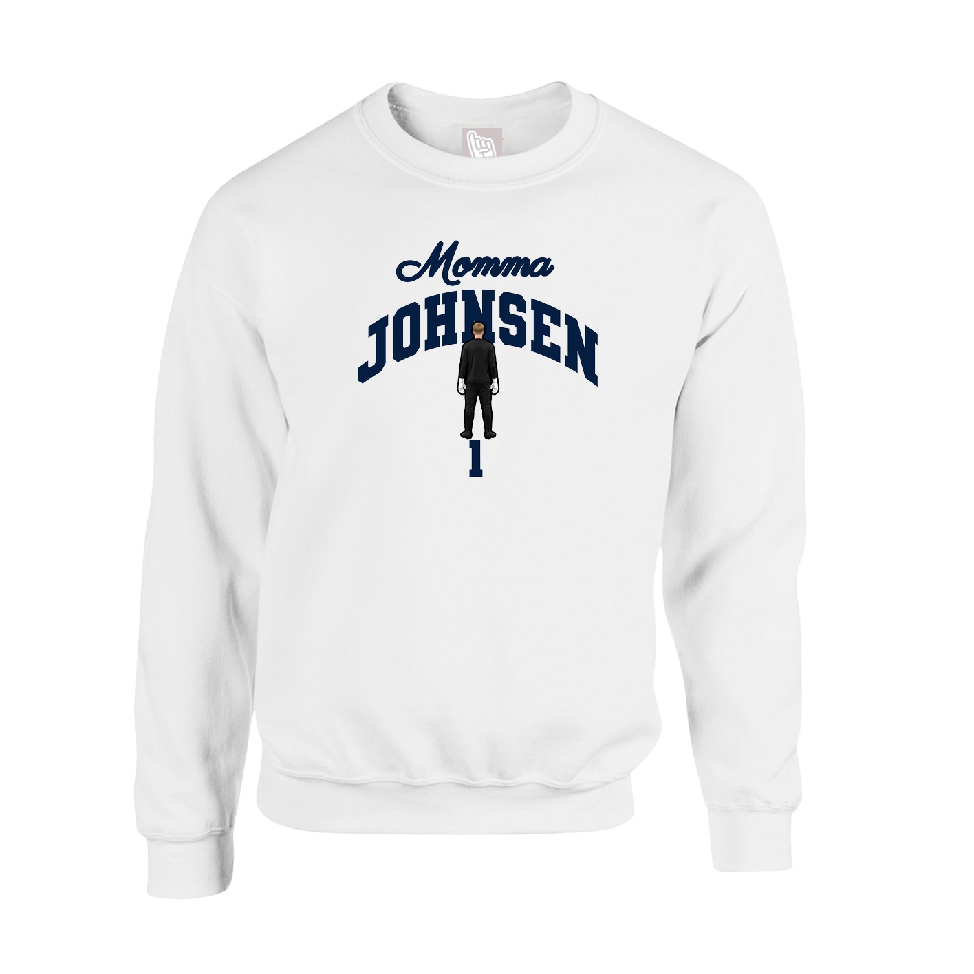 Fleece Crew — Mothers Day Arch in White