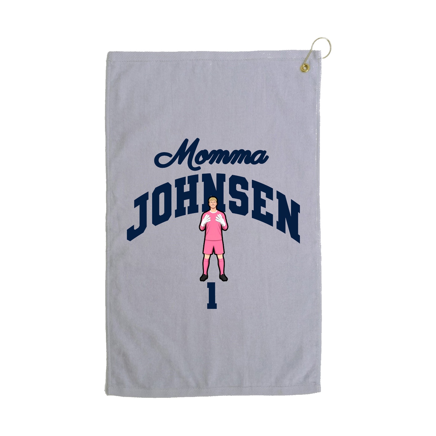 Golf Towel — Mothers Day Arch in Grey