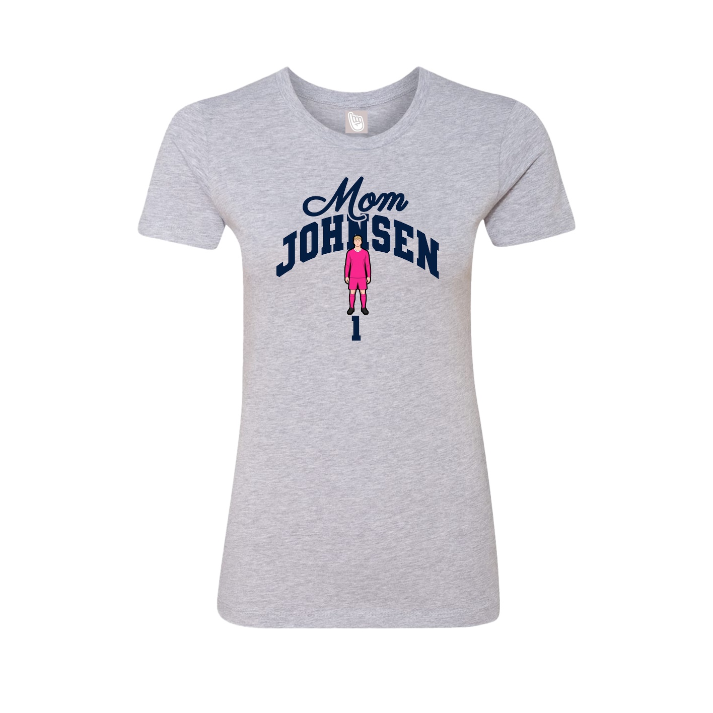 Womens Tee — Mothers Day Arch in Grey