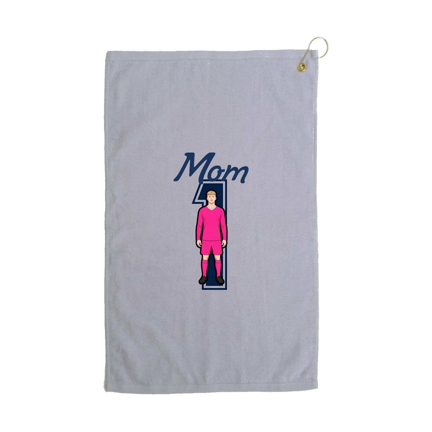 Golf Towel — Mothers Day Shirsey in Grey