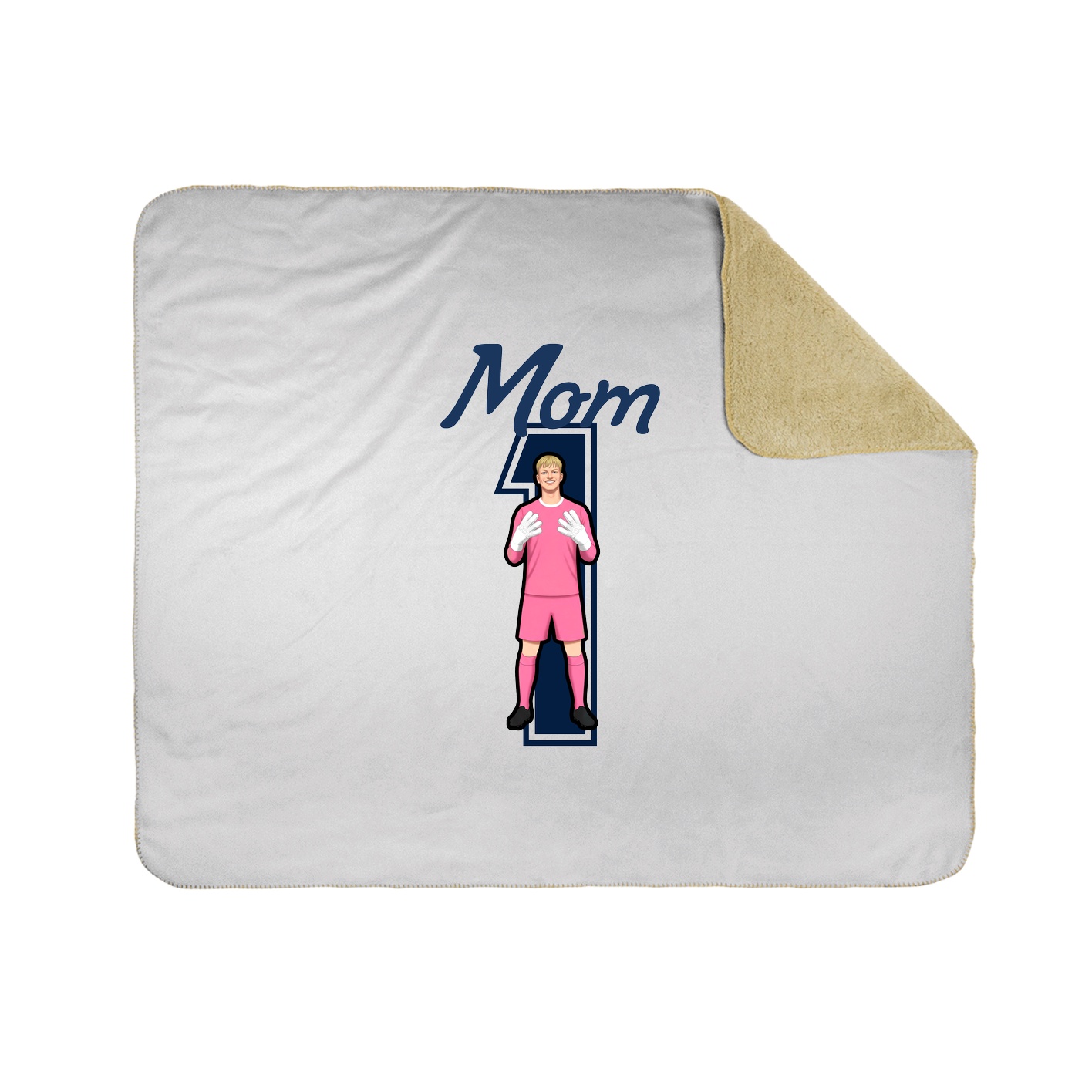 Throw Blanket — Mothers Day Shirsey in White